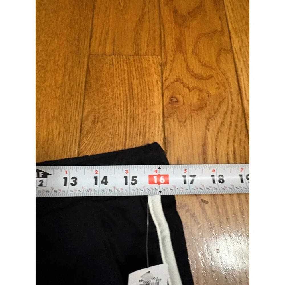 Old Navy Girls XXL 18 Plus Black White Contrast Trim Dolphin Shorts NWT